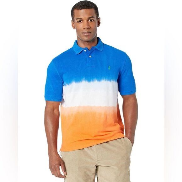 Polo Ralph Lauren Men's Blue Classic-Fit Multi Tie-Dye Polo Shirt - Picture 1 of 9
